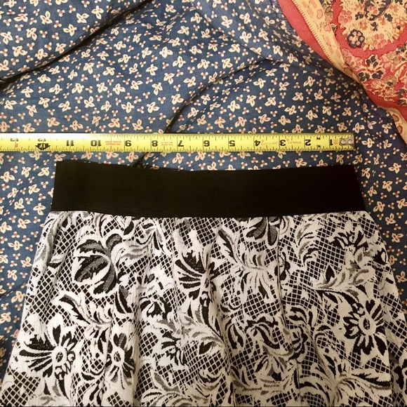 ▪️ Francesca’s Gothic Black & White Skirt - Picture 4 of 5
